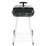 Expert Grill 17.5" Square Charcoal Grill with Wheels, Black