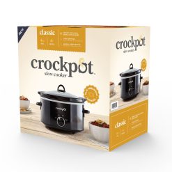 Alternative view of Crockpot™ 4-Quart Classic Slow Cooker, Black
