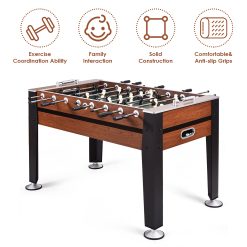 Alternative view of Costway 54'' Foosball Soccer Table Competition Sized Football Arcade Indoor Game Room