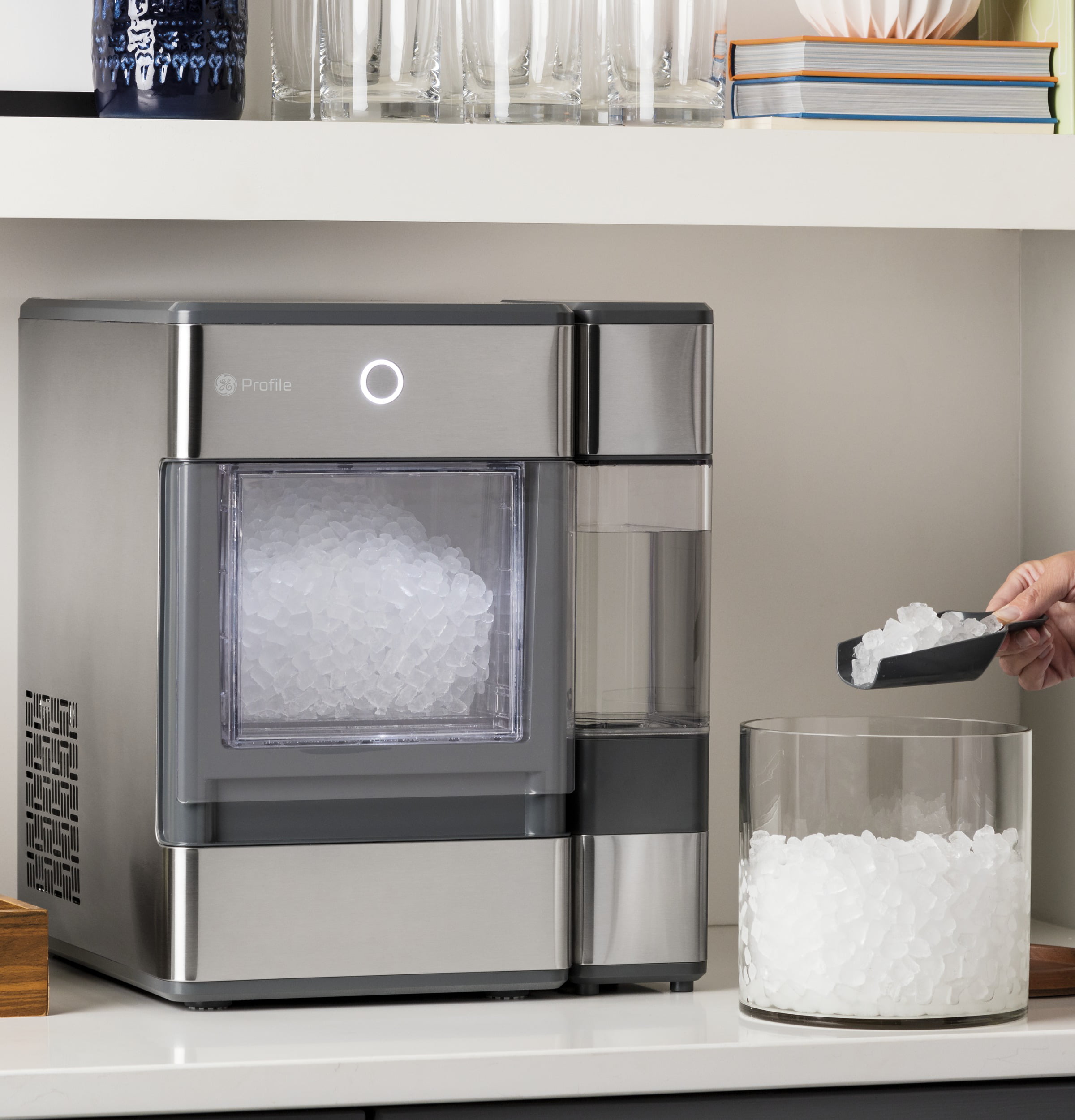 GE Profile™ Opal™ Nugget Ice Maker with Side Tank, Countertop Icemaker, Stainless Steel - Image 5