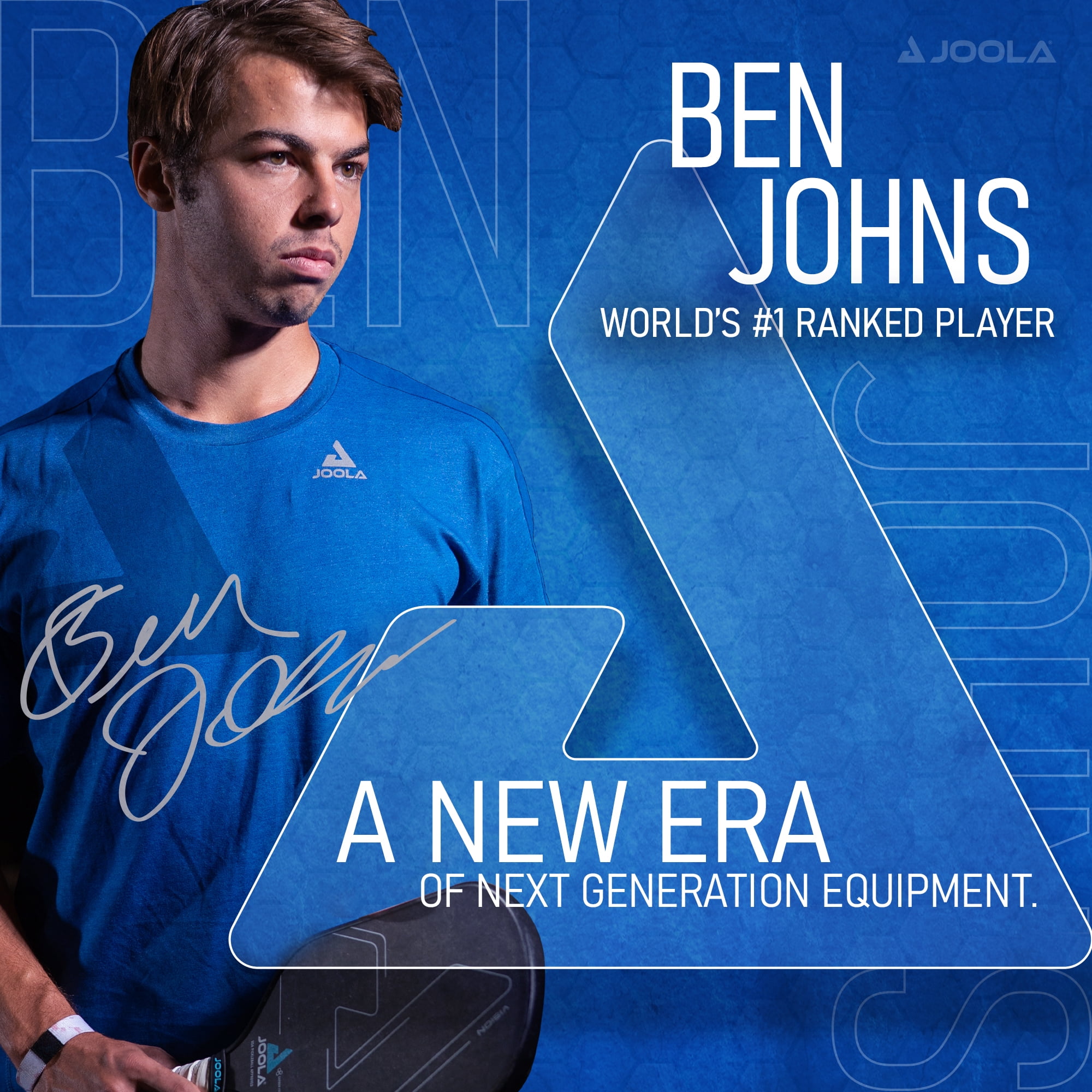 JOOLA Ben Johns Blue Lightning Pickleball Set, 2 Paddles, Paddle Bag, 4 Balls, Blue - Image 6