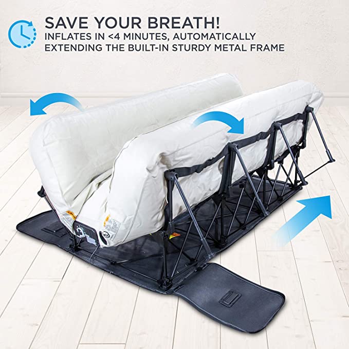 (Special discount) Portable and fast inflating Inflatable bed with support🛏️ - Image 2