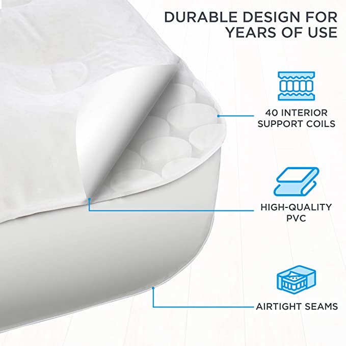 (Special discount) Portable and fast inflating Inflatable bed with support🛏️ - Image 4