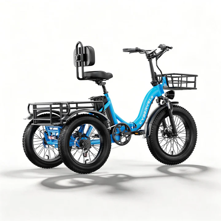 Electric Tricycle for Adults(Removable Battery with Cargo for Women Men) - Image 6