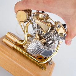 Alternative view of RETROL R29 4.2CC Miniature V-Twin Engine Motor OHV for Mini Chopper Bike Motorcycle
