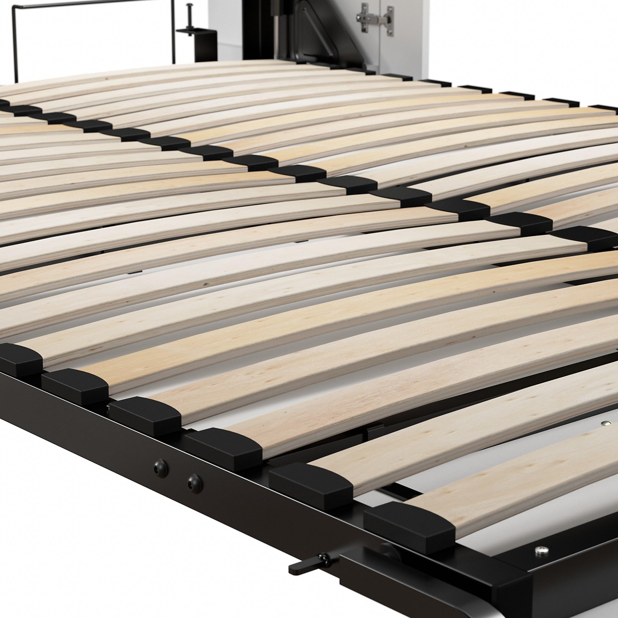 Bestar Orion Queen Murphy Bed with Storage Cabinets - Image 8