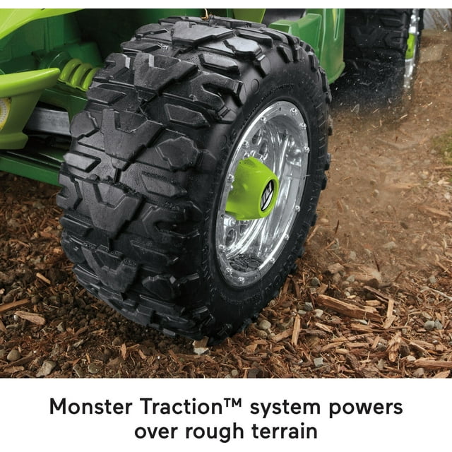 12V Power Wheels Dune Racer Extreme Battery-Powered Ride-On Vehicle with Storage Area - Image 3
