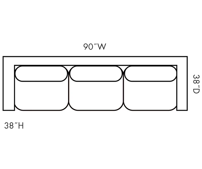 Pindall Brown Sofa - Image 3