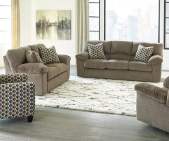 Alternative view of Pindall Brown Sofa