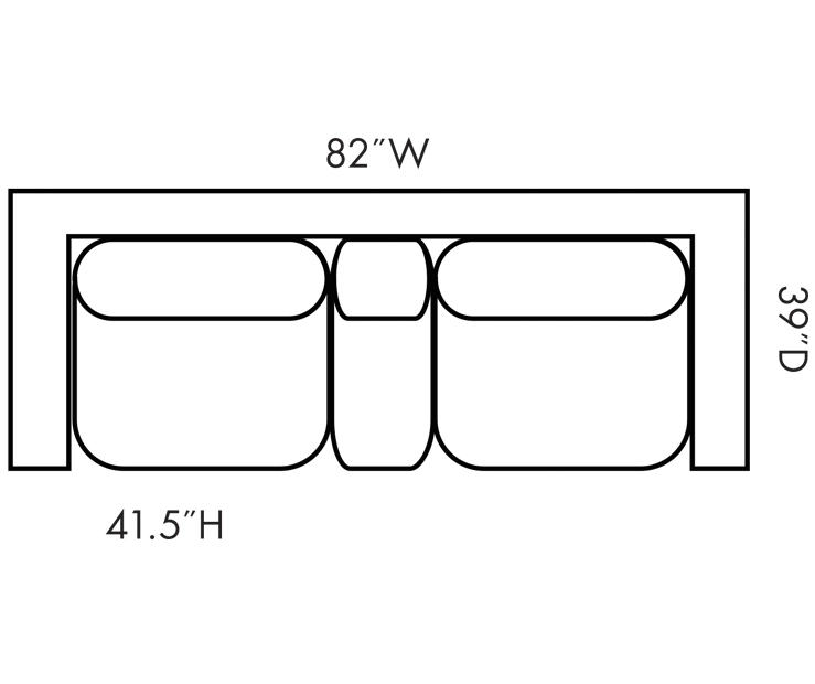 Mesa Brown Reclining Console Loveseat - Image 6