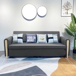 Alternative view of 82″ Full Sleeper Sofa Upholstered Convertible Sofa Bed with Storage