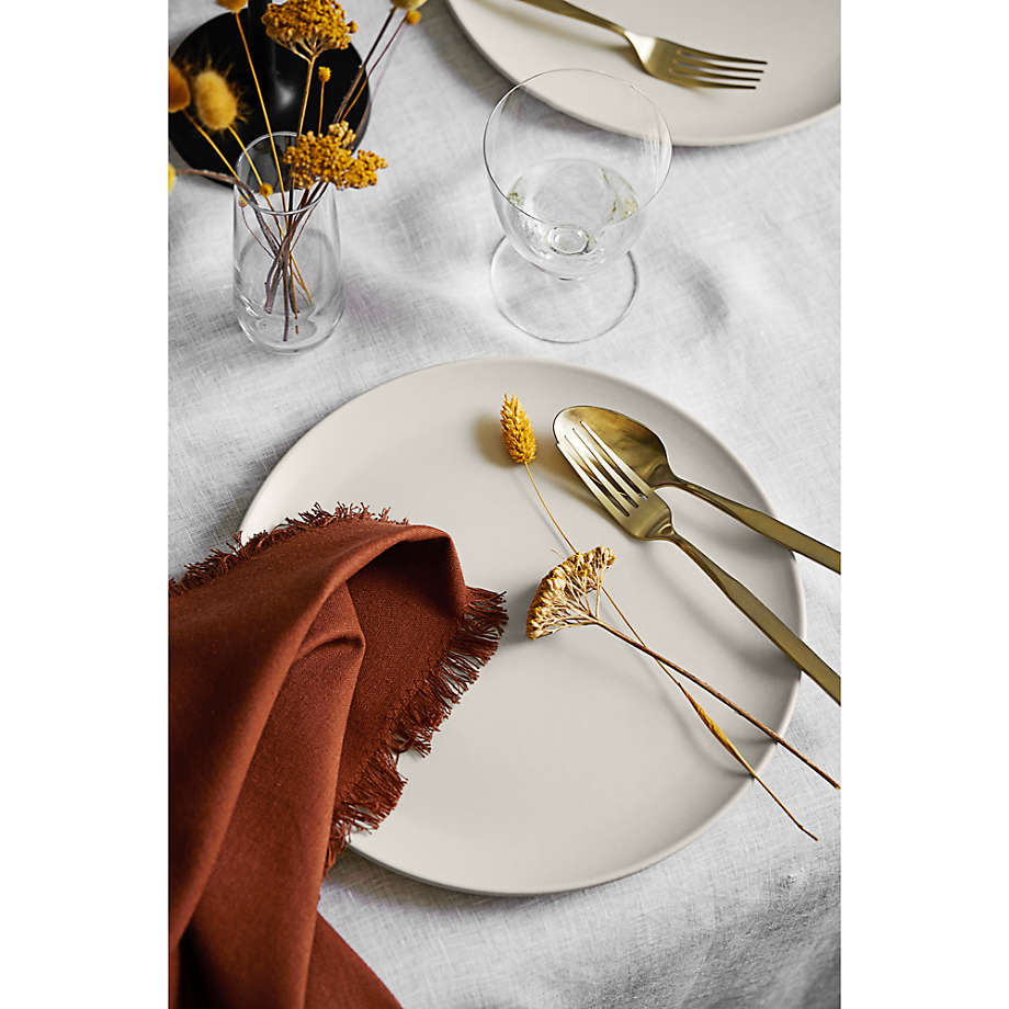 Craft Almond Brown Cotton Fringe Napkin - Image 4