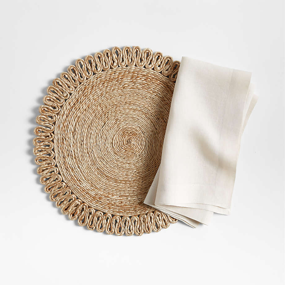 Round Woven Jute Placemat - Image 2