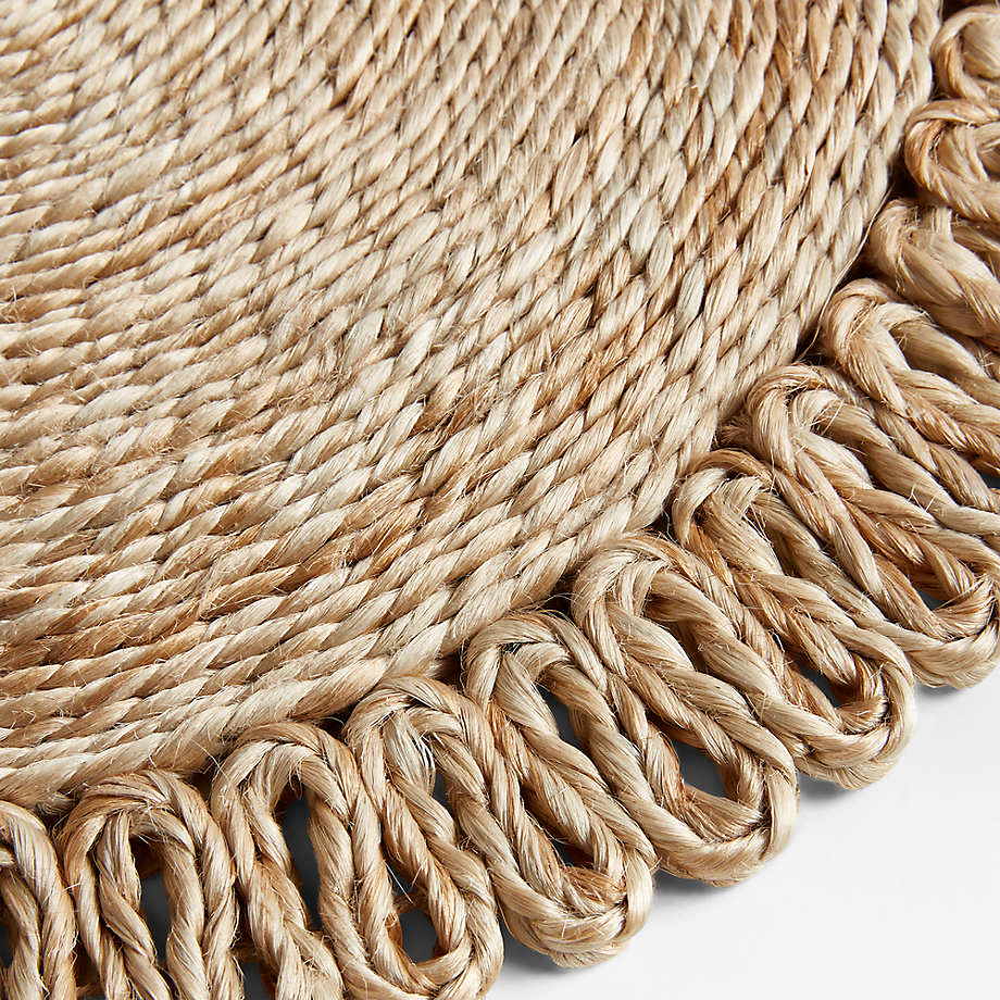 Round Woven Jute Placemat - Image 3