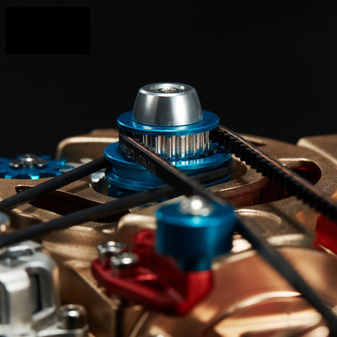 Car Engine Assembly Kit Single-cylinder Engine Build Kit Gift Toy for Collection - Image 4