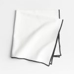 Crisp White Organic Cotton Napkin