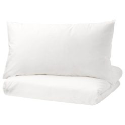 Alternative view of Duvet cover and pillowcase(s), white