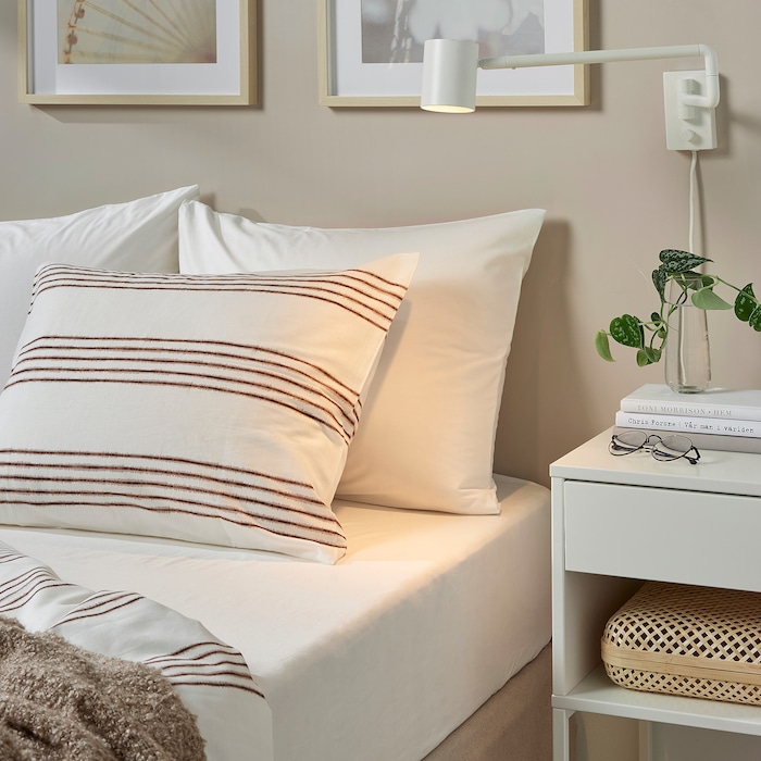 Fitted sheet, white - Image 2