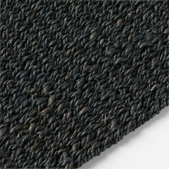Alternative view of Rectangular Black Woven Placemat