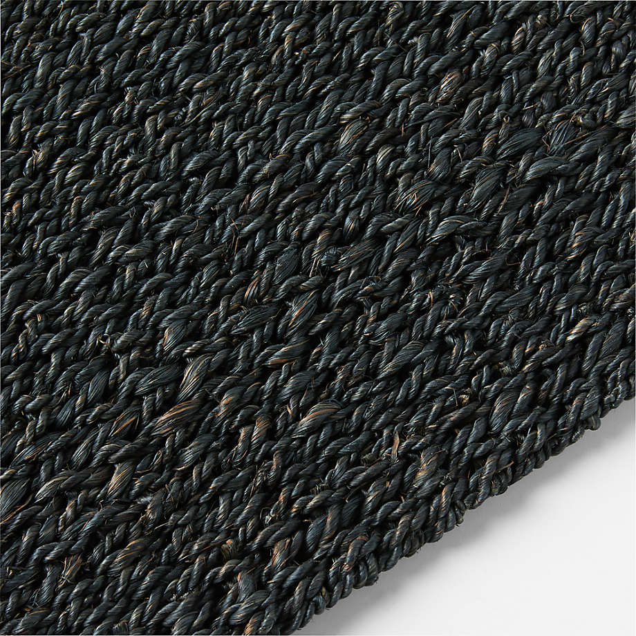 Rectangular Black Woven Placemat - Image 2