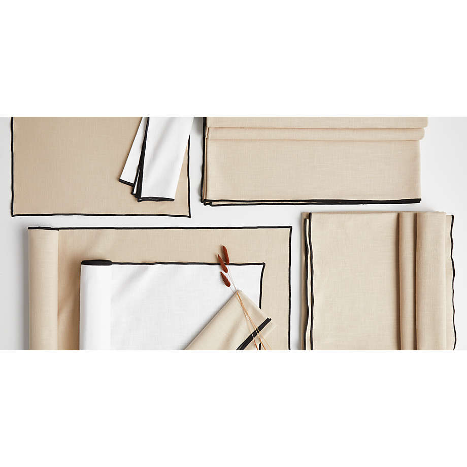 Warm Natural Organic Cotton Table Runner 90" - Image 2