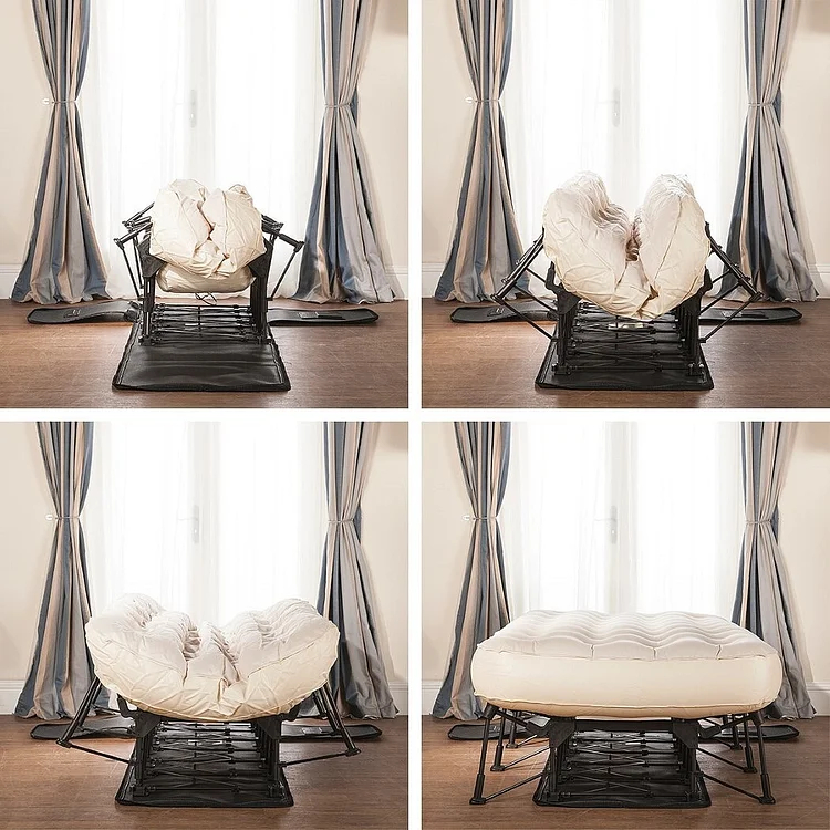 (Special discount) Portable and fast inflating Inflatable bed with support🛏️ - Image 8