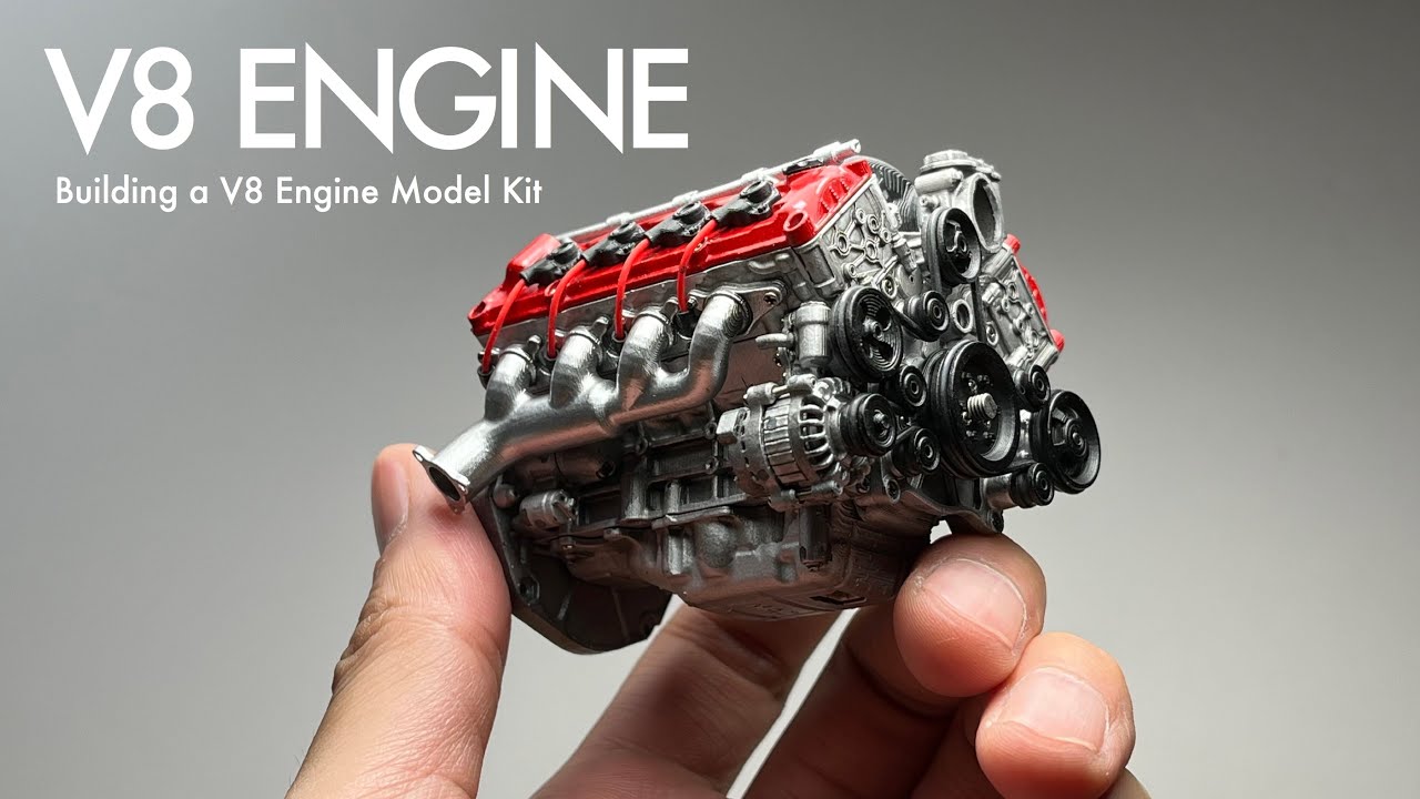 V8 Engine Model Kit that Works - Build Your Own V8 Engine - V8 Engine for Capra VS4-10 - Image 6