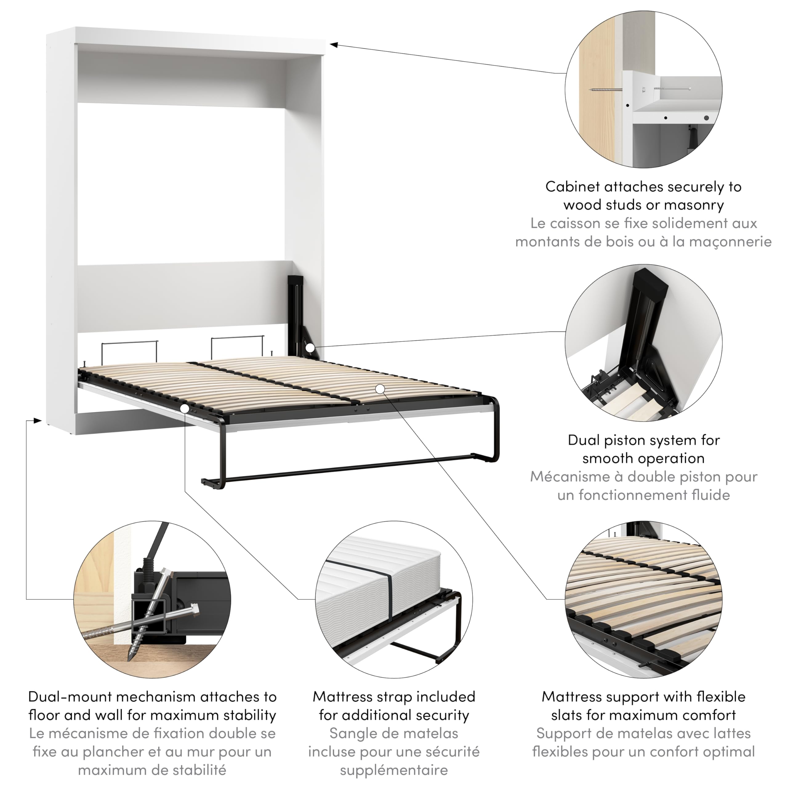 BESTAR Pur 65W Queen Murphy Bed - Image 9