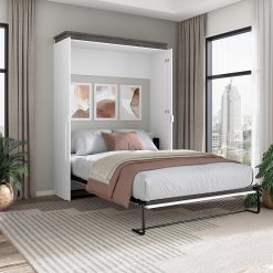 Bestar Orion Queen Murphy Bed, Sleeping Arrangement for Multipurpose Room
