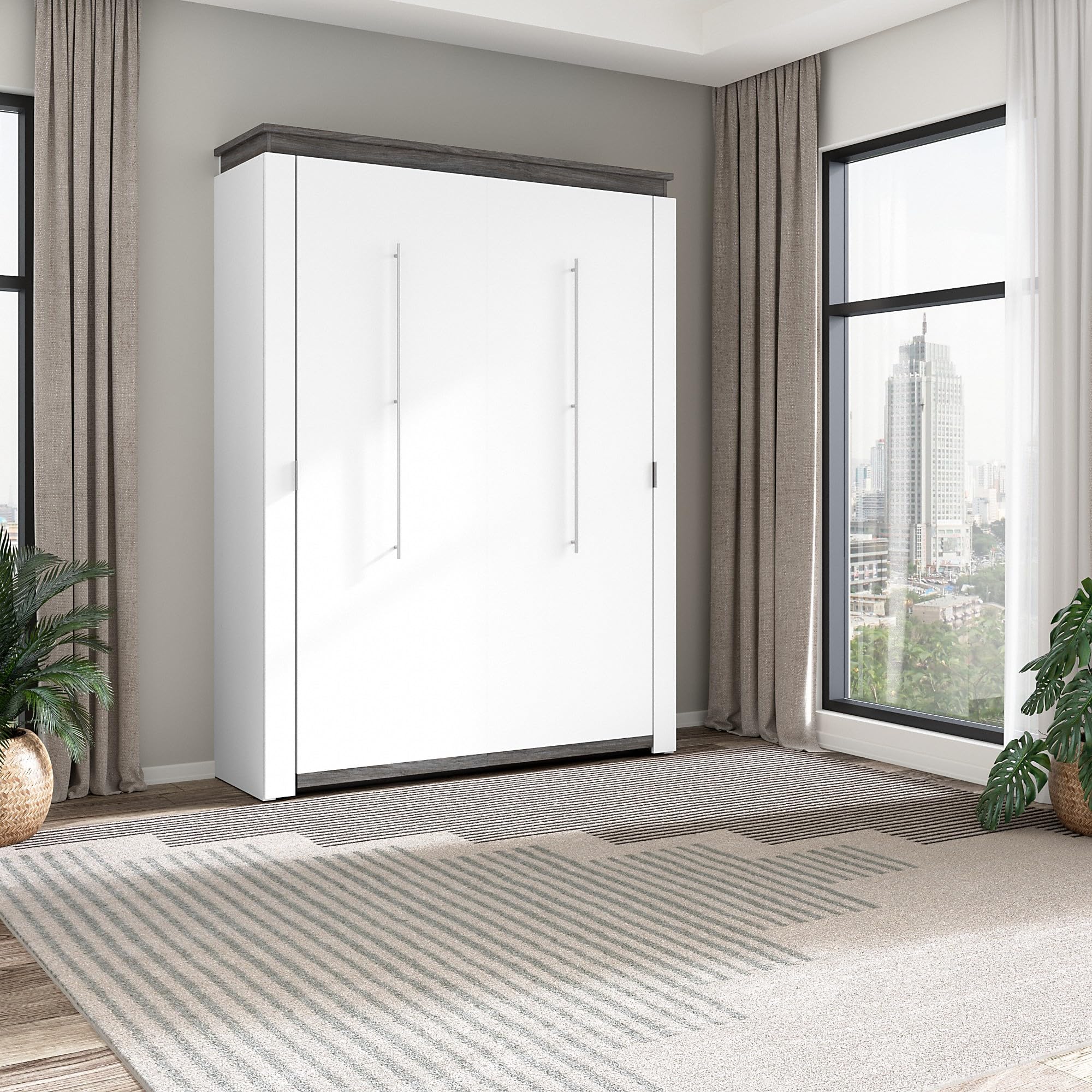 Bestar Orion Queen Murphy Bed, Sleeping Arrangement for Multipurpose Room - Image 4