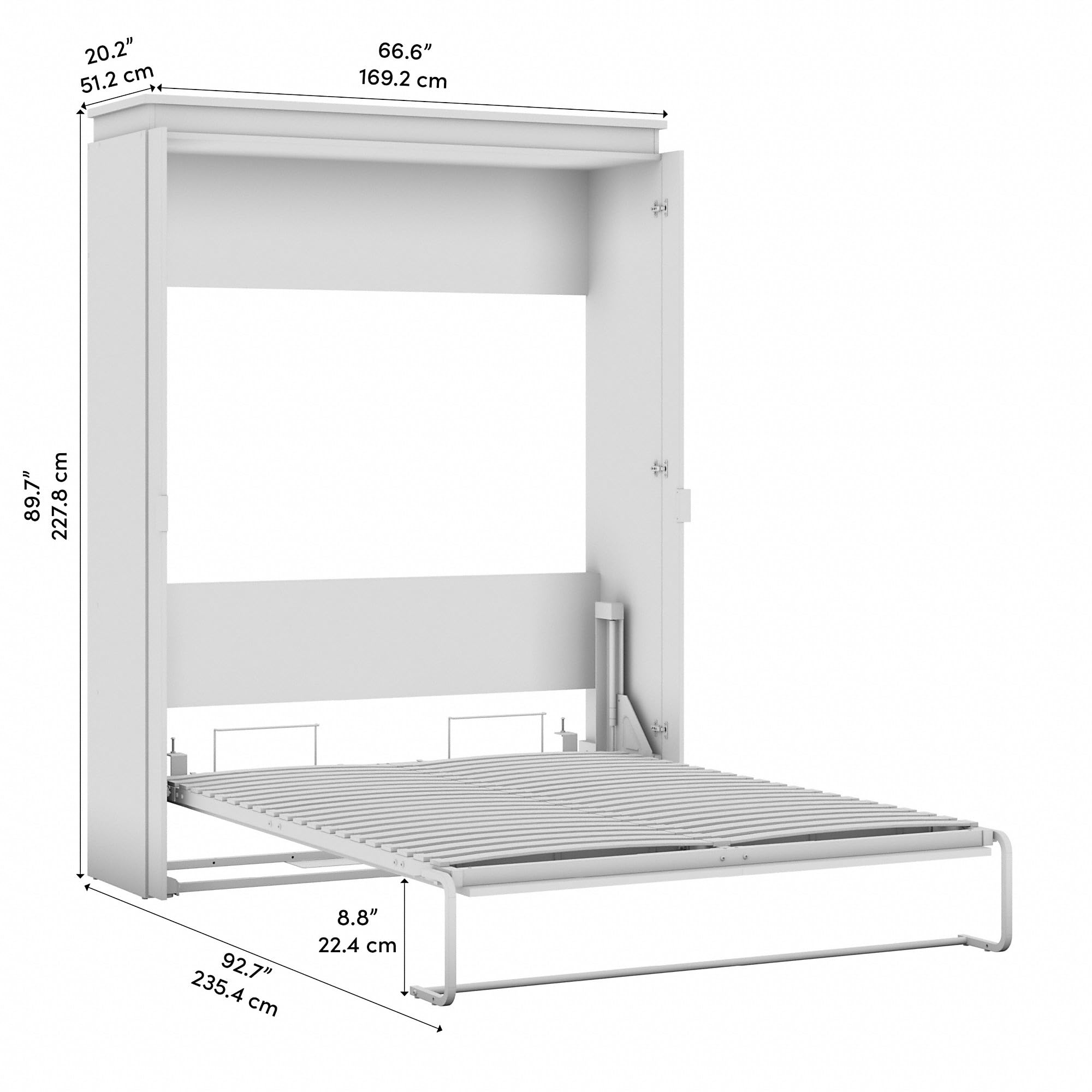 Bestar Orion Queen Murphy Bed, Sleeping Arrangement for Multipurpose Room - Image 5