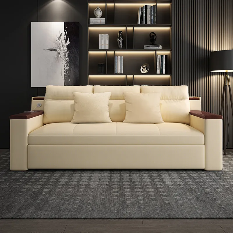 Space-saving Multi-purpose living Room Furniture Modern fabric folding sofa bed - Image 12