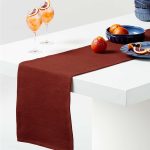 Red Ochre Cotton Table Runner 90"