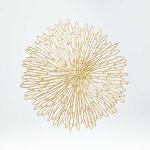 Rectangular Bloom Gilded Easy-Clean Vinyl Placemat