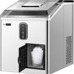 VIVOHOME 2 in 1 Countertop Ice Maker & Ice Shaver Machine, 33lbs/Day