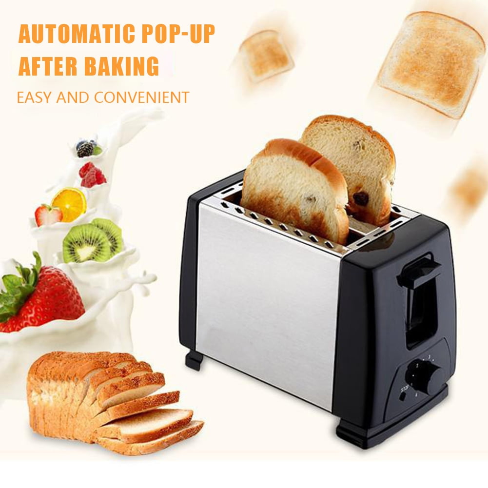 Diamond 2 Slices Bread Baking Oven Automatic 6 Toast Settings Kitchen Cooking Appliances - Image 3