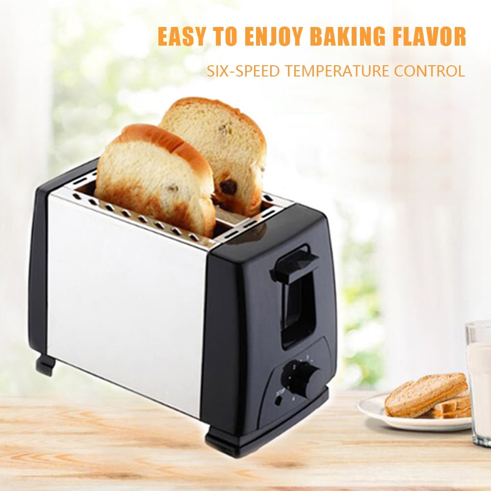 Diamond 2 Slices Bread Baking Oven Automatic 6 Toast Settings Kitchen Cooking Appliances - Image 5