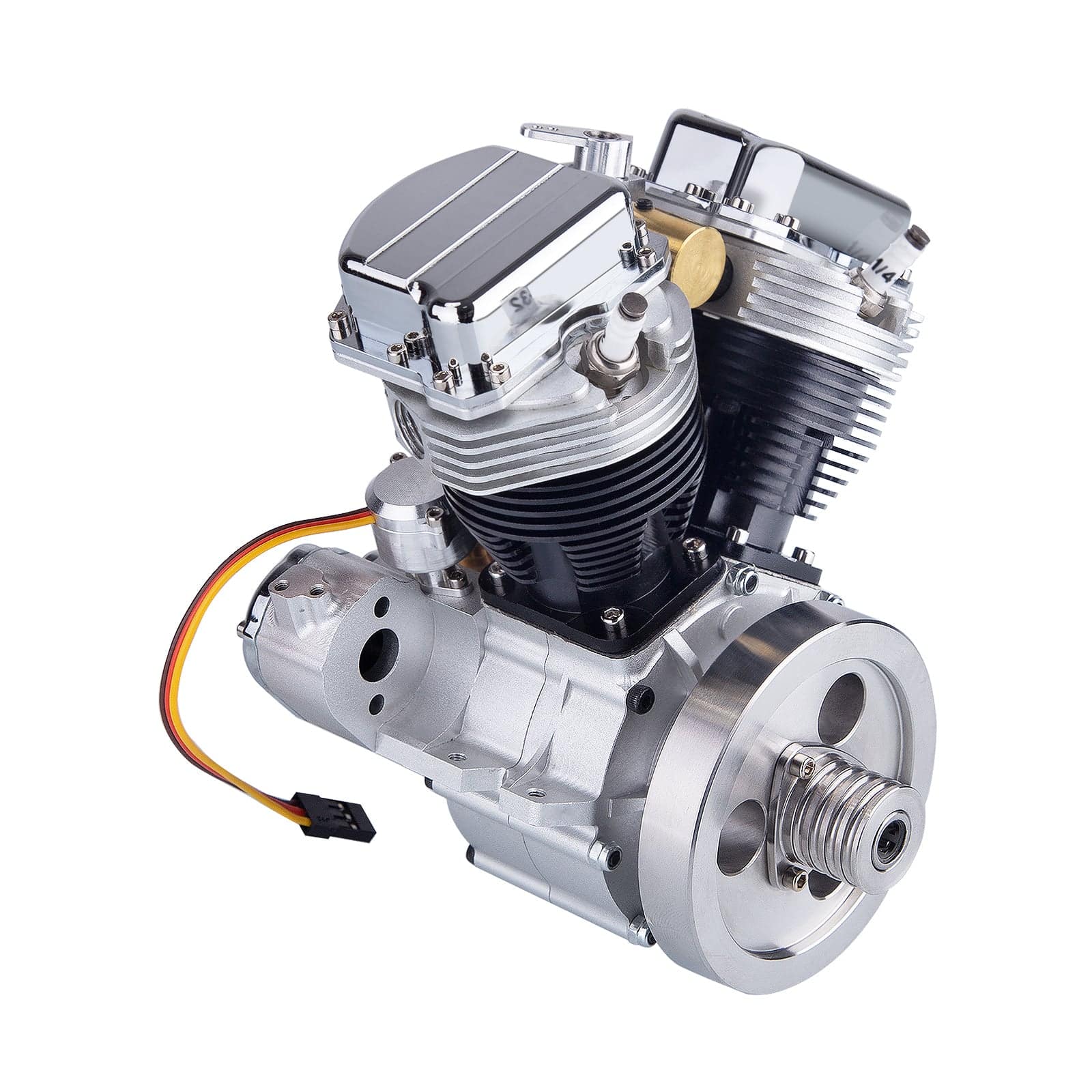 CISON FG-VT9 9cc V2 Two-Cylinder Four-Stroke Air-cooling Gasoline Motorcycle Engine with Base Air Filter Set - Image 10