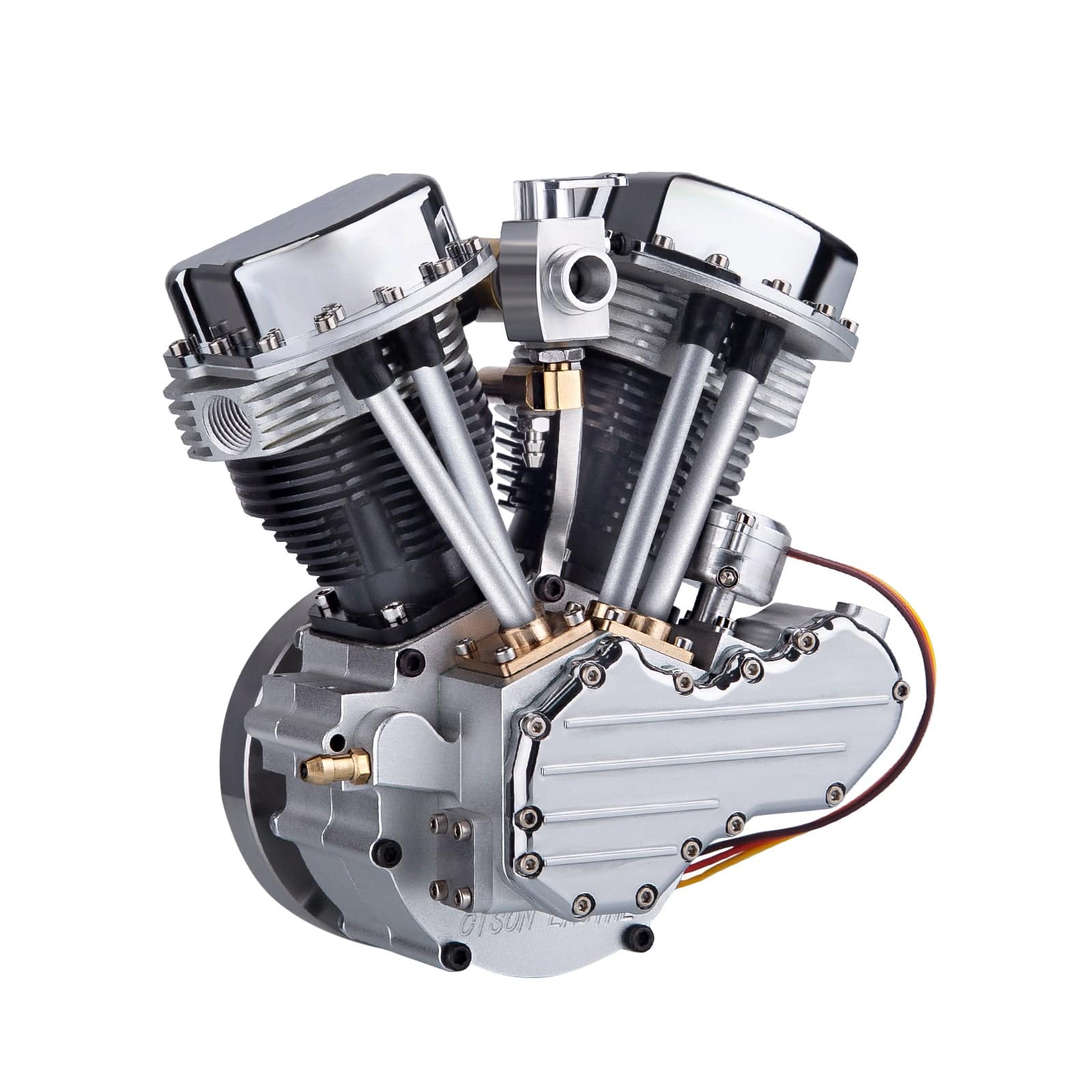 CISON FG-VT9 9cc V2 Two-Cylinder Four-Stroke Air-cooling Gasoline Motorcycle Engine with Base Air Filter Set - Image 3