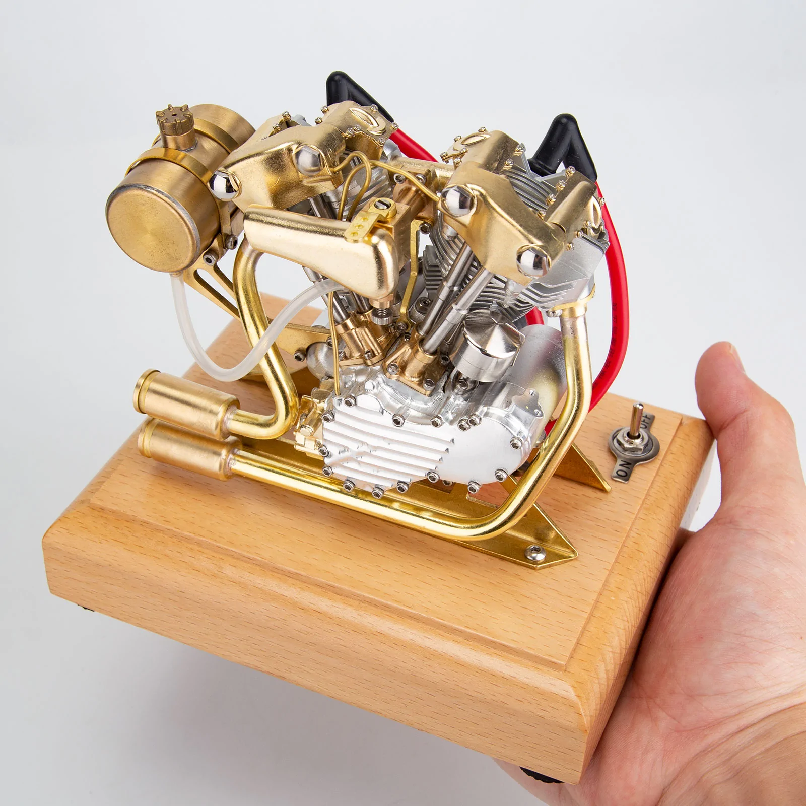 RETROL R29 4.2CC Miniature V-Twin Engine Motor OHV for Mini Chopper Bike Motorcycle - Image 11