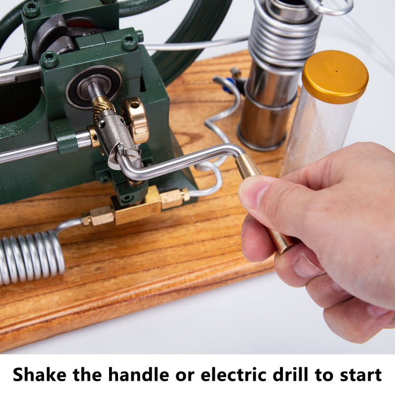 RETROL Vintage Horizontal Mill Engine Stationary Engine Model 4 Stroke Gasoline ICE - Image 8