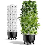 System Automated Aeroponic Vertical Garden Tower